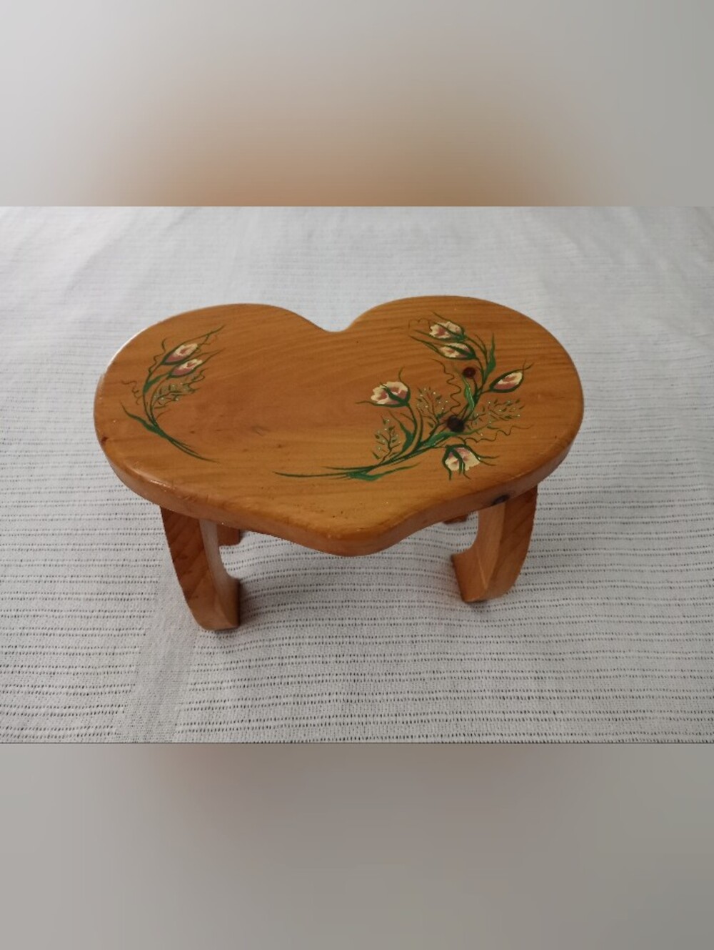Vintage Solid Wood Mini Foot Stool
